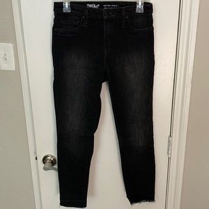 Brand Mossimo. Size 6. Color black washed out jean.